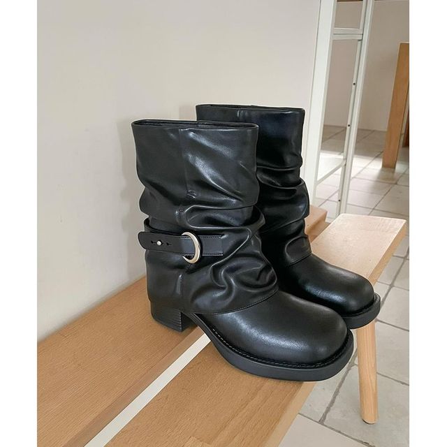 부츠힐 봄여자신발 가을신상 가을 겨울 롱부츠 힐