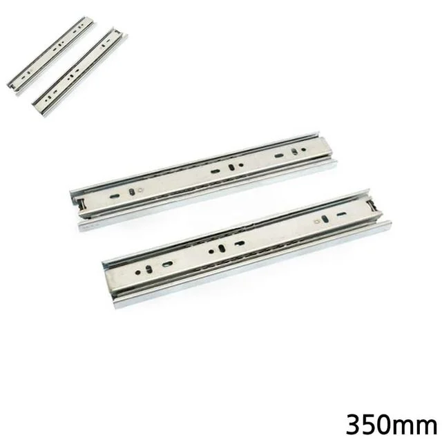 3단볼레일 서랍레일 35mm 350mm 3단레일 가구레일 3단서랍레일 서랍장레일