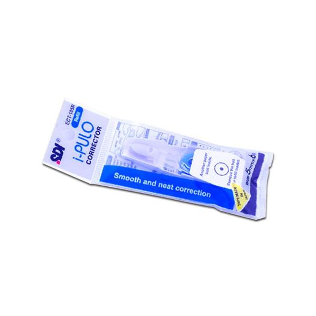 수정 테이프 리필 ECT-105R 블루 5mmx6m 1개 - 깔끔한 수정용품