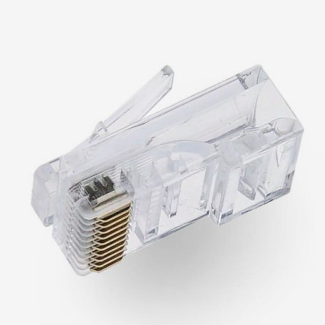 커넥터 CAT5 조립식 모듈 모듈러 플러그 100개