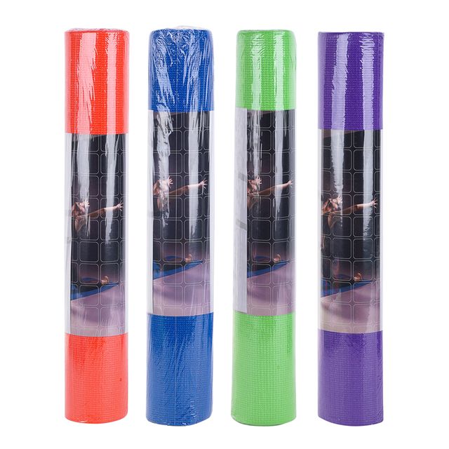 4mm PVC 발포 요가 매트 (색상랜덤)