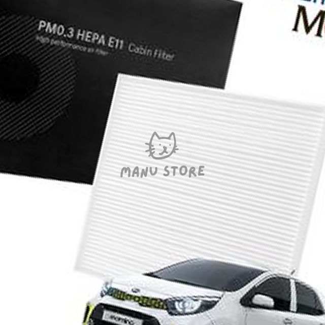 미세먼지차단필터 실내청정필터 PM0.3 E11 에어컨 히터 필터 올뉴모닝JA