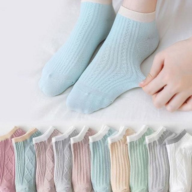 시스루 양말 여름 단목 여성 캐주얼 데일리