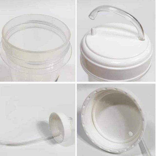 빨대컵 300ml 5개 환자용물컵 프라스틱물컵 플라스틱물컵 플라스틱컵 환자물컵