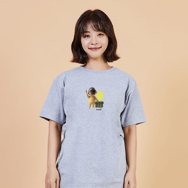 키밍 폭탄 그래픽 반팔티 - 강렬한 여름 데일리 티셔츠