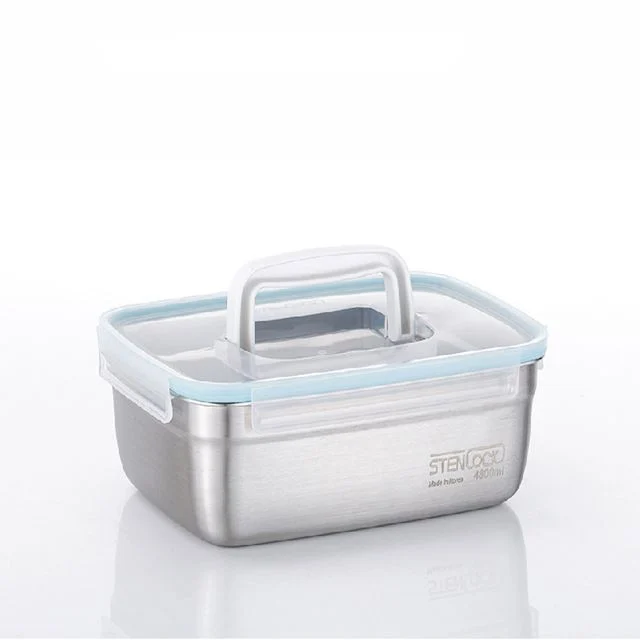 사각 스텐김치통 4800ml 스텐레스 대용량 김치보관용기