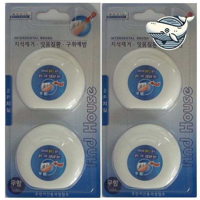 치간칫솔 무향 50M 4개 편안한 치아관리