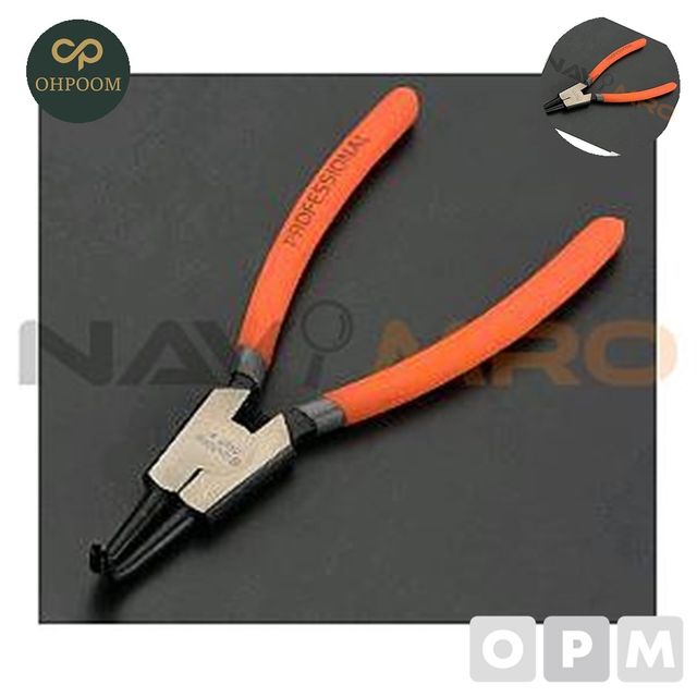 특수공구 스냅링펜치 곡형 벌림 스냅링플라이어 1EA in 9/사용범위32~80mm