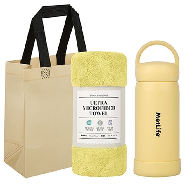 모닝 텀블러 450ml + 타올 선물세트