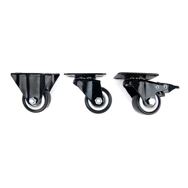 우레탄바퀴 튼튼 옵션선택 흑색 41mm CB