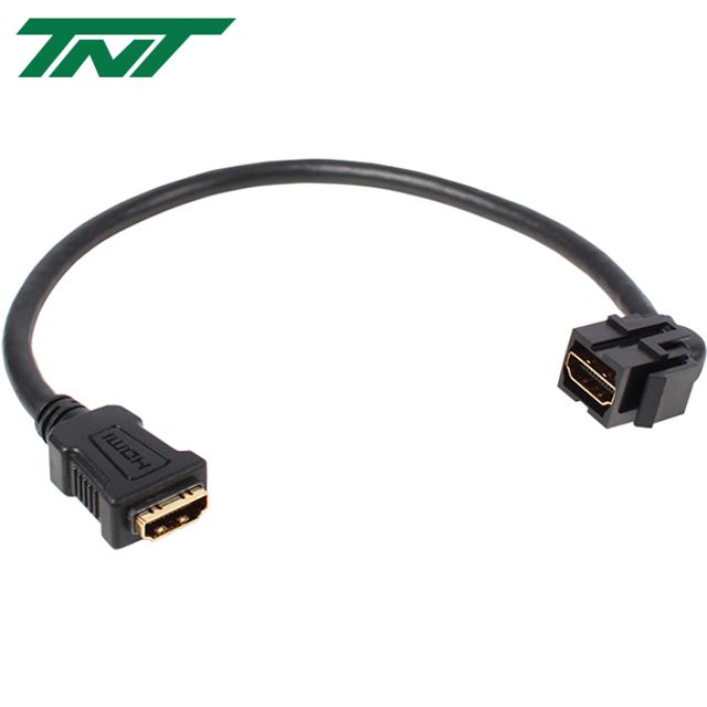 HDMI F F 스냅인 멀티미디어 케이블 타입 모듈 0.3m