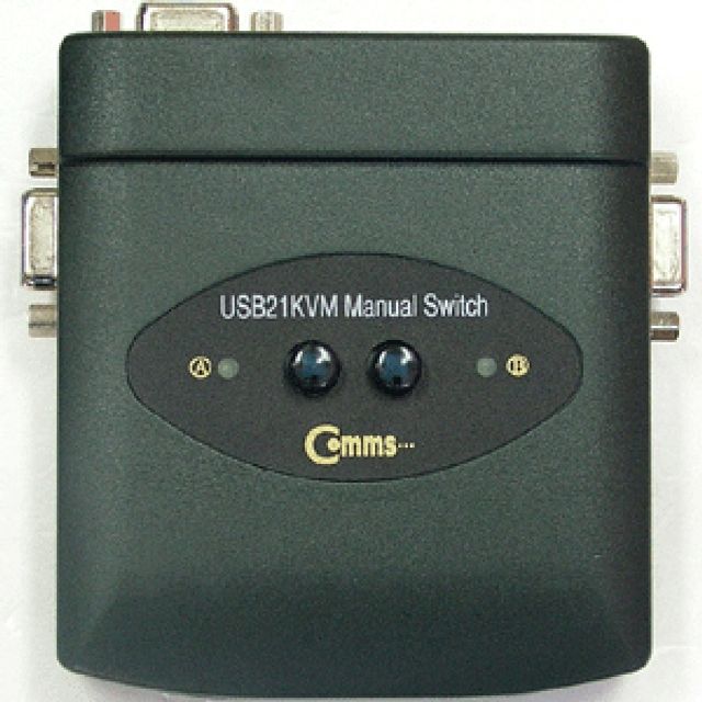 Coms USB KVM Switch 2대1