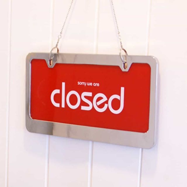 현판 오픈걸이 OPEN CLOSED 빨강