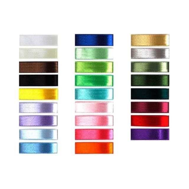 4000 공단리본 10mm 20yd 빨강 1개