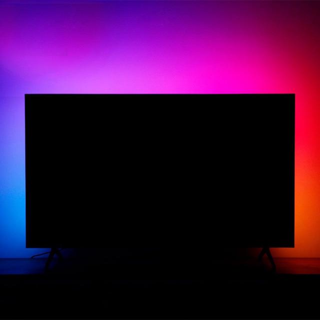 TV 모니터 라이트 1미터 RGB50-T18 LED 컬러 USB 거울
