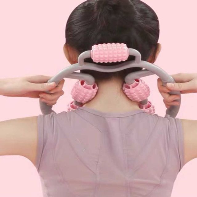 핸들 마사지롤러 지압 셀프마사지기 종아리안마기