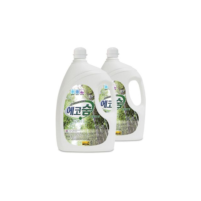 EN 옷장 섬유탈취제 데일리숨 2.5L 2개 피톤치드향