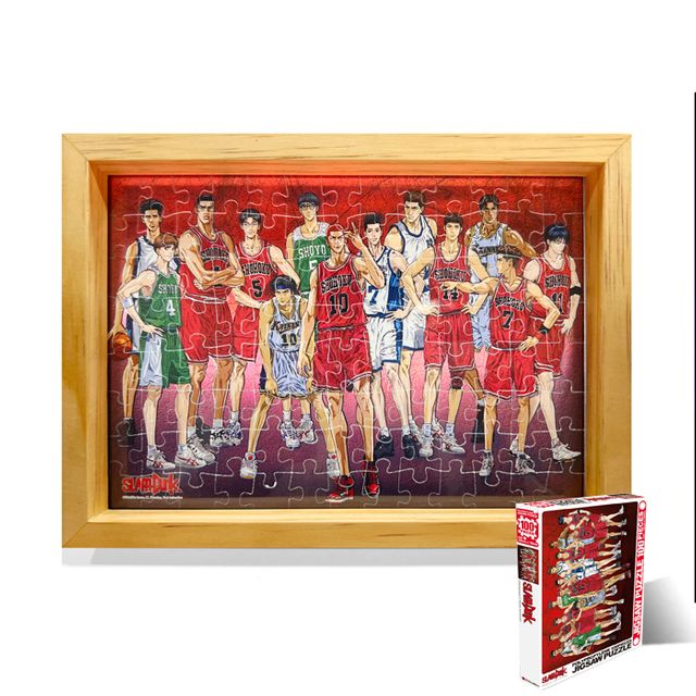 100피스 글래스퍼즐 슬램덩크 인터하이스쿨(액자포함)