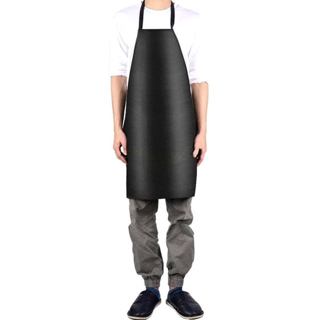 방수 앞치마 업소용 주방용 전문가용 블랙 80cm