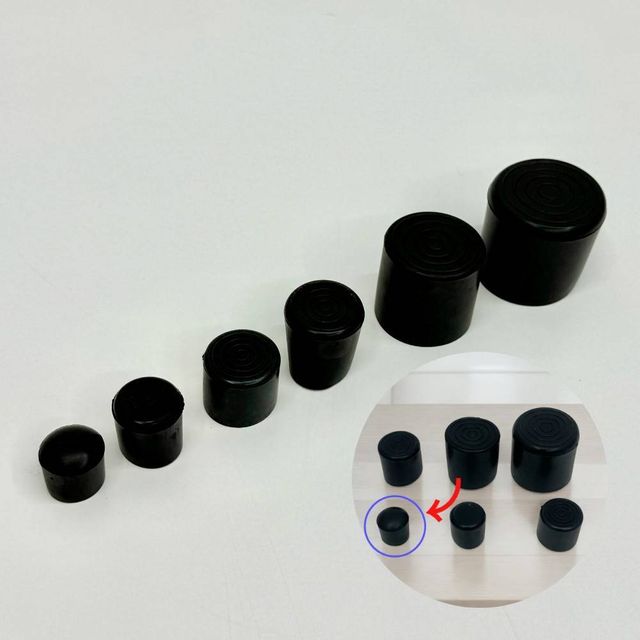 원형 고무마개 16mm 파이프캡 고무패킹
