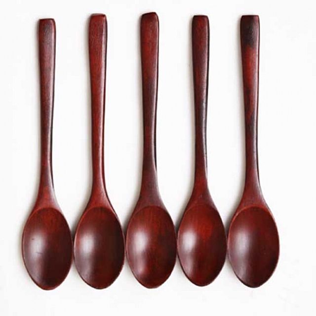 옻칠 티스푼 10p 세트, 나무티스푼 옻칠수저