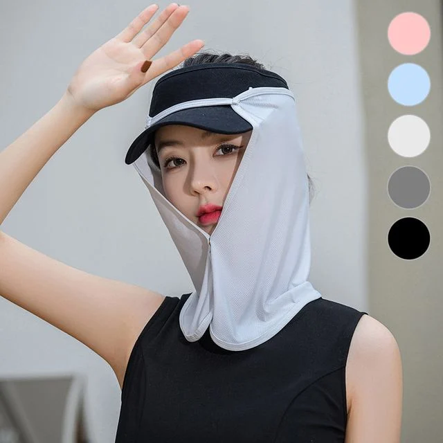 시원한 원단 햇빛차단 캡라운드 쿨마스크