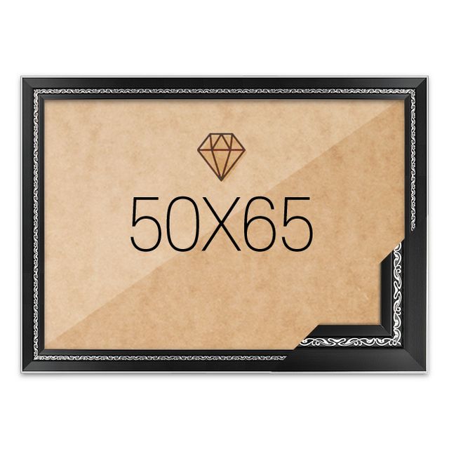 보석십자수액자 50x65 고급형 그레이스 블랙