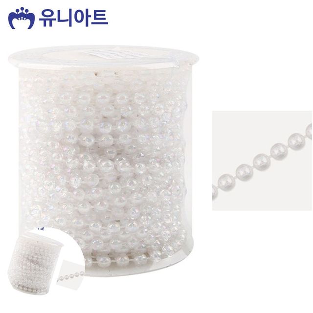 비즈공예줄 키링구슬체인 롤체인줄 투명