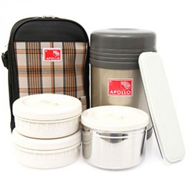 보온도시락 찬통세트 1550ml 진공 도시락통