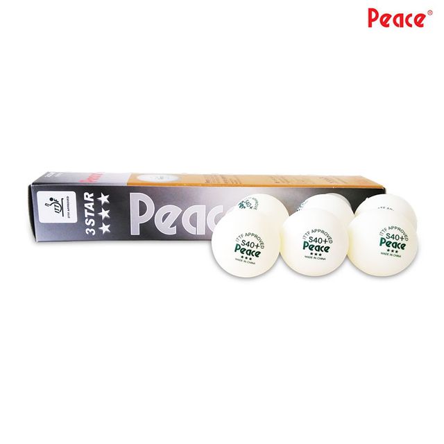 시합구 플라스틱 S40 피스 플러스 6pcs 3성 탁구공