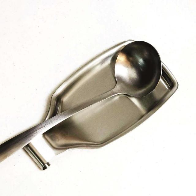 스텐 국자 거치대 조리도구 받침대 주방 정리 용품