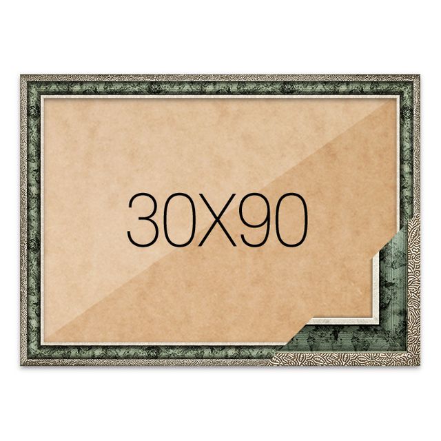 퍼즐액자 30x90 고급형 앤틱그린