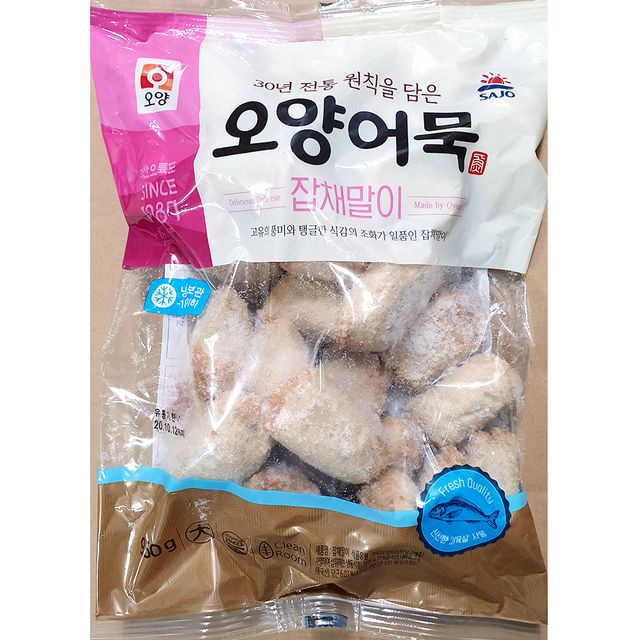 업소용 식당 음식점 식자재 오양 잡채말이 어묵 950g