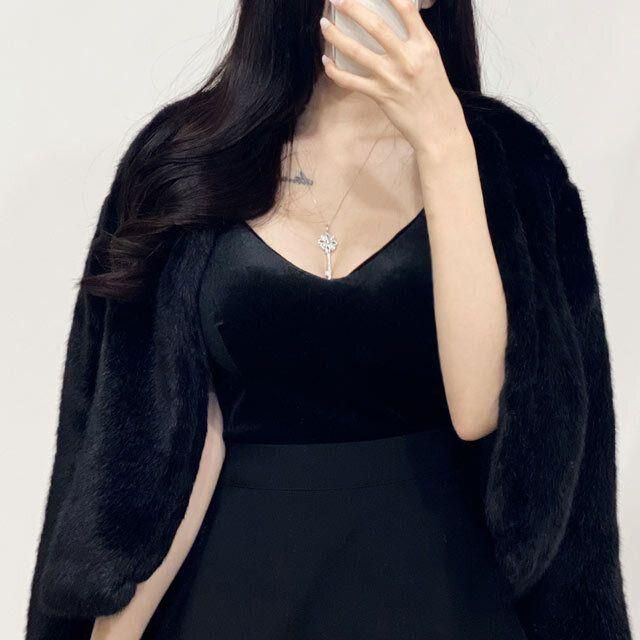 캡내장 여성 벨벳 20대 브라캡 끈나시 크롭탑 크롭티