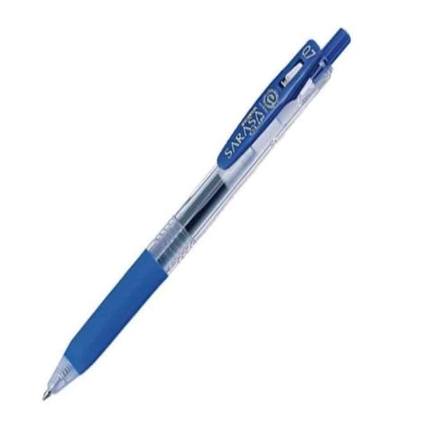 클립펜 0.7mm 청 파란색볼펜 사무용볼펜 0.7MM볼펜 노크식볼펜