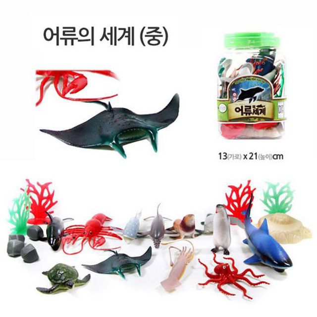 어류의세계 중 키즈인 동물학습 동물모형 장난감 동물