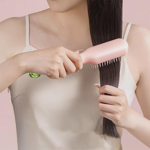 자동청소 헤어브러쉬 저자극 머리빗 두피 헤어관리