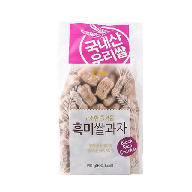 청우)흑미쌀과자160G(CW027)