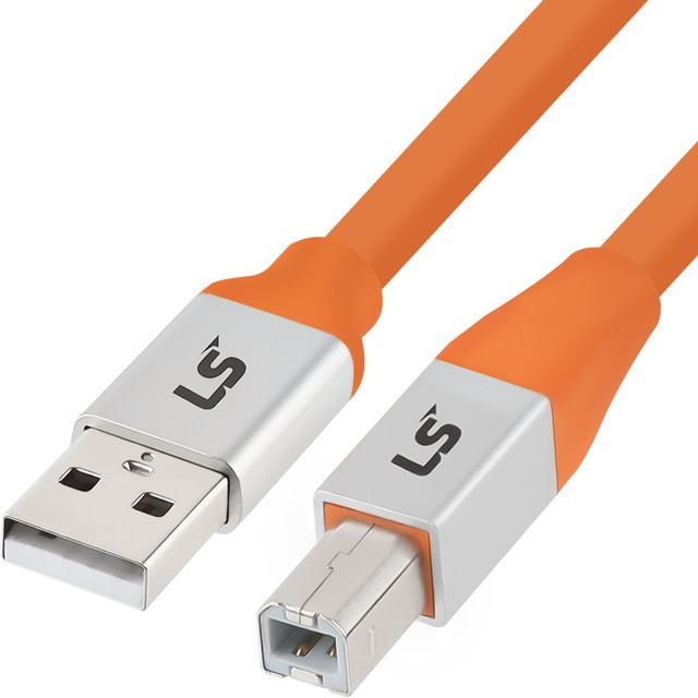 LS전선 USB2.0 High-Flex A to B 케이블 1m