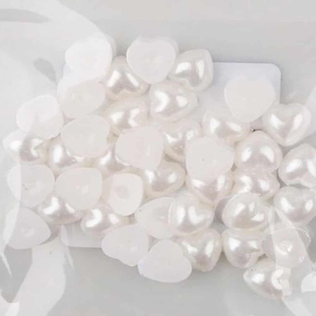 흰색 진주 비즈 10mm, 목걸이 부자재 공예용