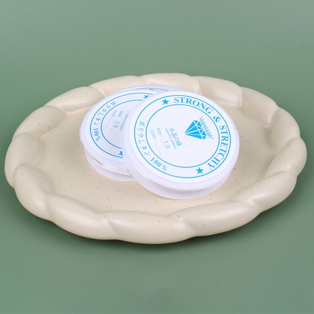 비즈공예 우레탄줄 크리스탈텍 1.0mm 4M 팔찌 전용 부자재