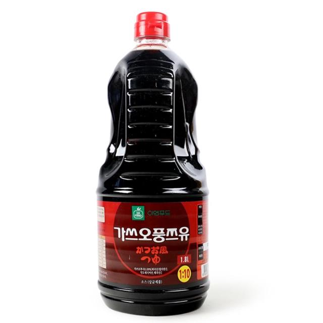 국물조미료 가쓰오풍쯔유 일식국물요리 쯔유소스 1.8L