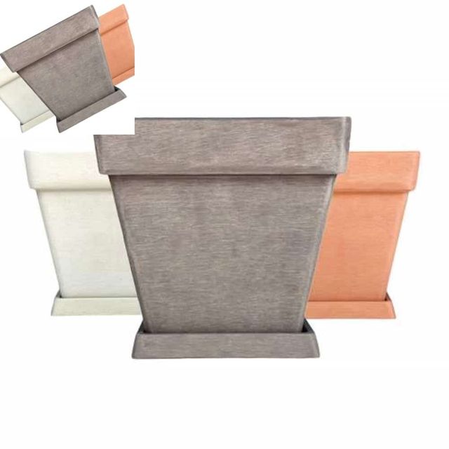 화분 낮은 정사각 22x20cm 원예화분 테이블화분 거실화분 인테리어화분