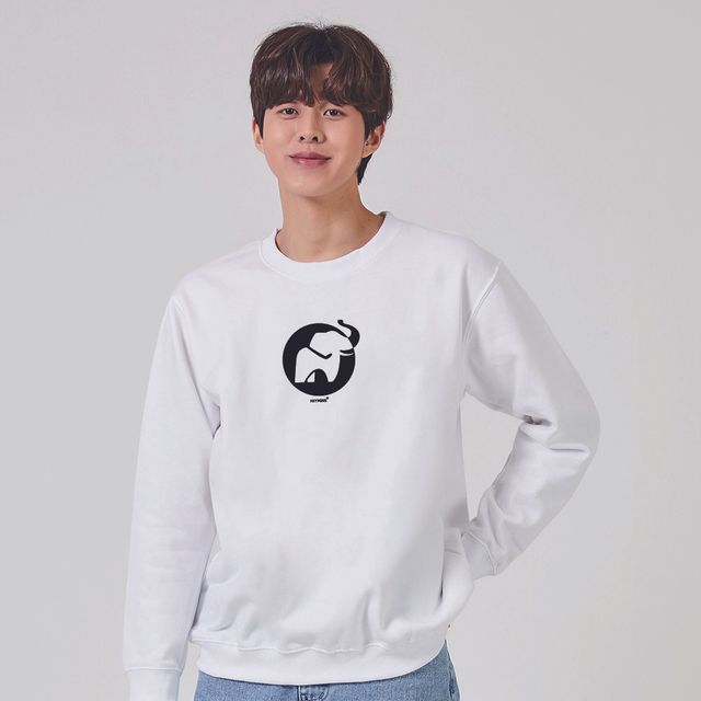 키밍 코끼리 레phant 20대 맨투맨 가족 시밀러룩 U넥