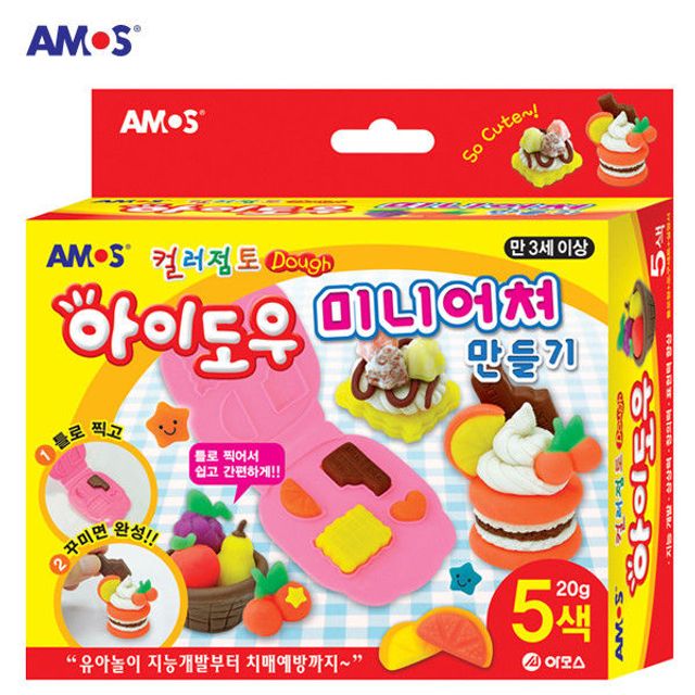 컬러점토 아이도우 미니어쳐 만들기 클레이