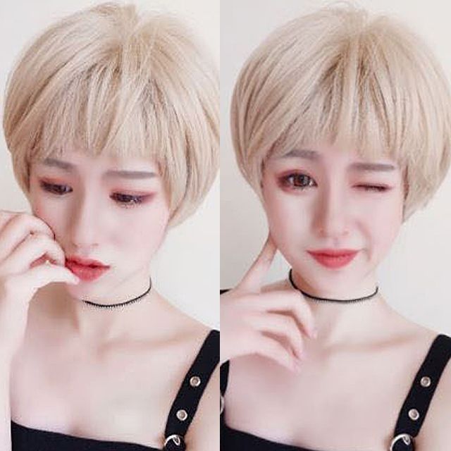 숏컷스타일 짧은머리 귀여운스타일(망포함)