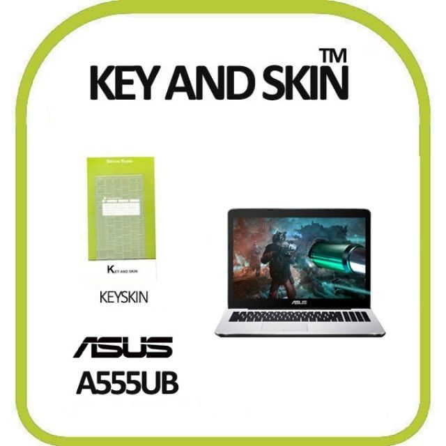 키앤스킨 ASUS A555UB 노트북 키스킨 실리콘키커버 키보드 키덮개 디지털 가전