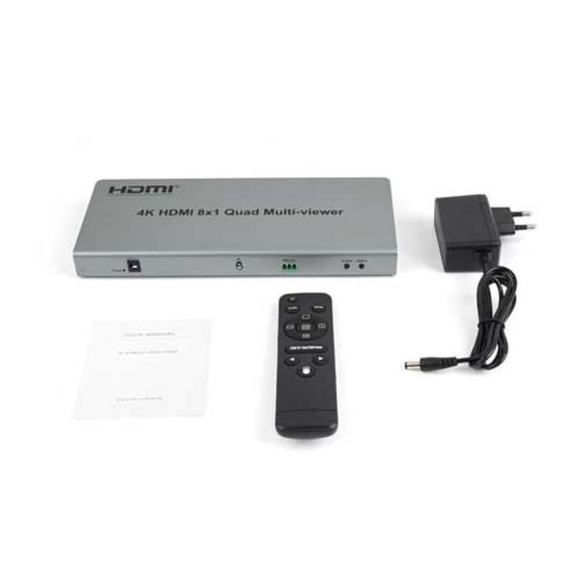 8 8x1 Output HDMI Input 멀티뷰어 1 화면분할기