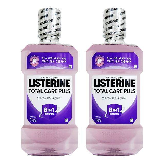 리스테린 토탈케어 플러스 750ml X 2개