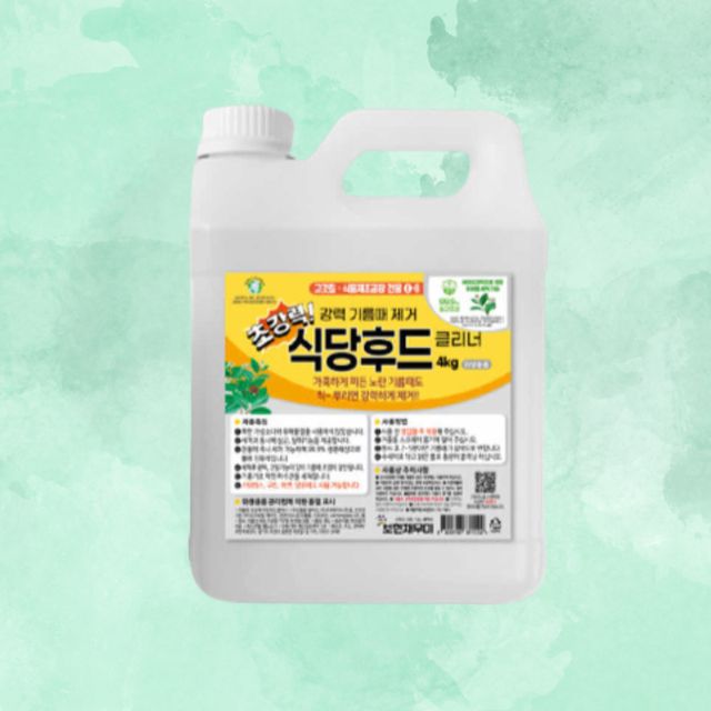 보현채우미 초강력 식당후드 클리너 4kg 참그린 - 친환경 성분의 강력한 세정력